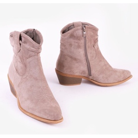 Szürke-barna cowboy csizma a Bowi Bowi poszton 2