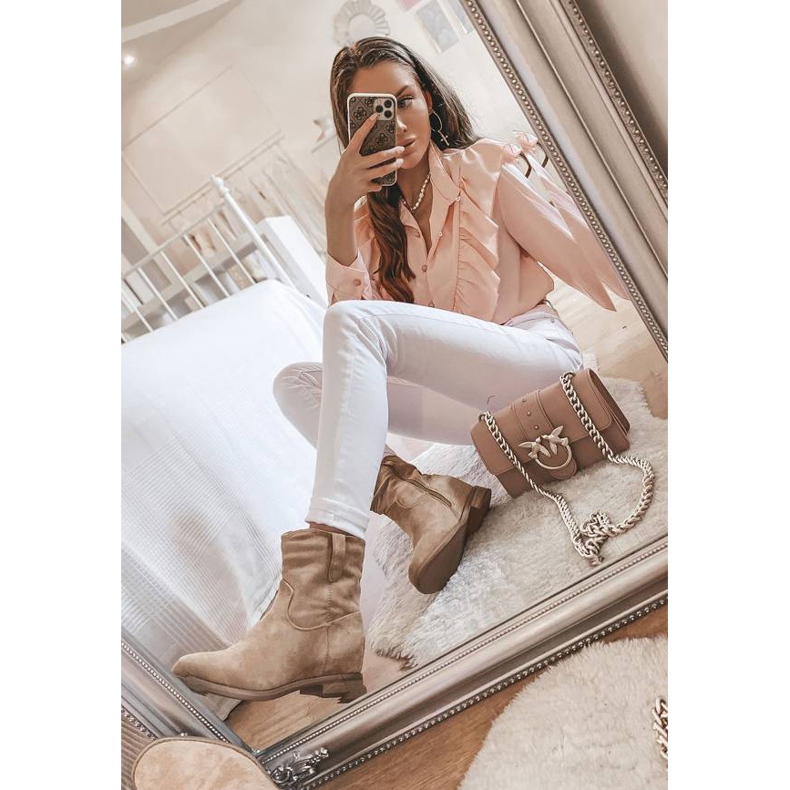 Bézs színű bokacsizma Venicia -tól 1