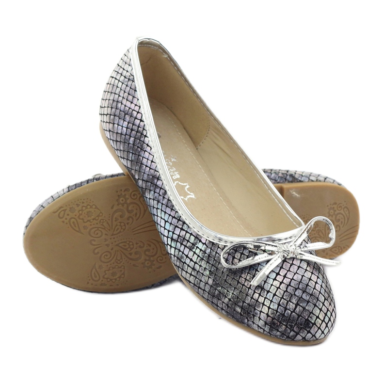 American Club Amerikai C061 szürke balerinák lányoknak 3