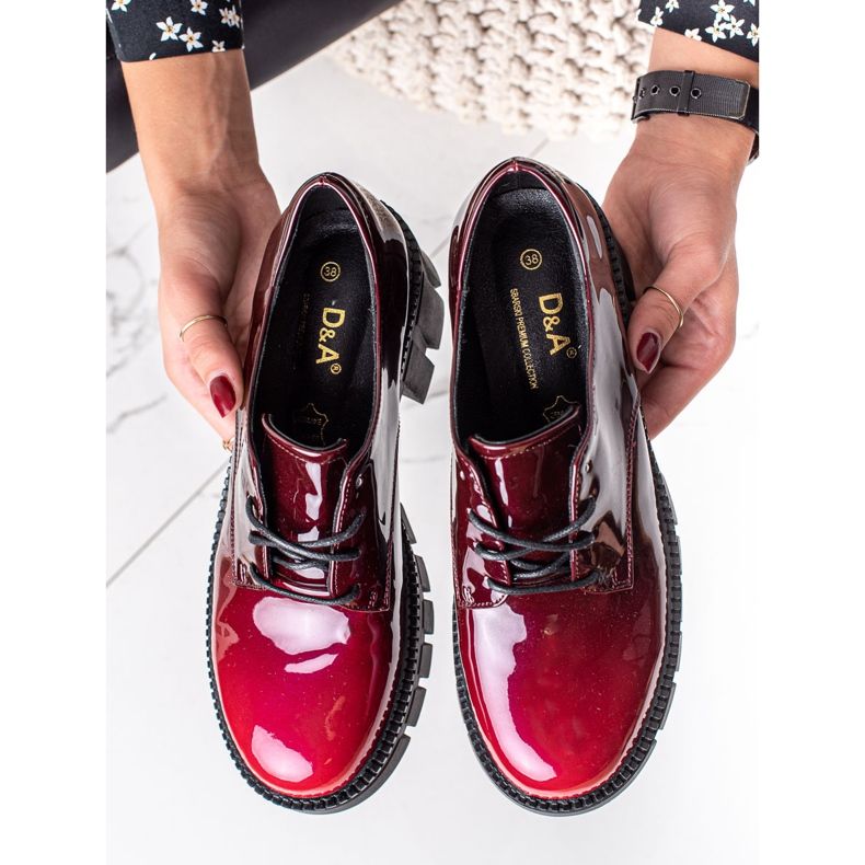 S. BARSKI Lakkozott cipő S.BARSKI piros 1