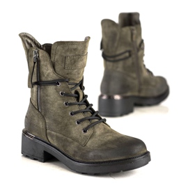 Evento Klasszikus dolgozók dekoratív cipzárral zöld 1