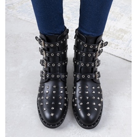 Fekete, gazdagon díszített női csizma a Meier -től 1 Fekete, gazdagon díszített női csizma a Meier -től 1