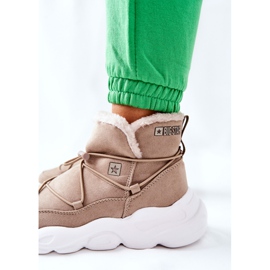 Meleg hócsizma Big Star Beige II274263 bézs 2