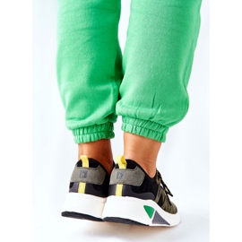 Sportcipő Memory Foam Big Star II274308 Khaki fekete 1