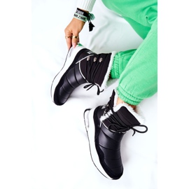 Csomózott hócsizma Big Star II274279 Fekete 2