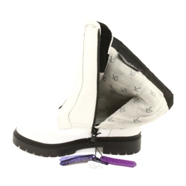 Fehér női csizma Caprice 9-25454-27 108 Fehér Naplak fekete 3