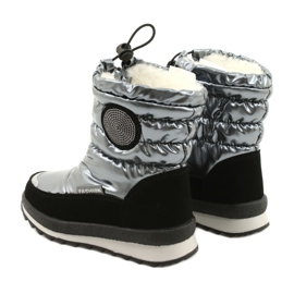 Evento Snow Boots Térdcsizma gyerekeknek Miss❤E 21DZ23-4324 Szürke fekete ezüst 6
