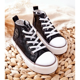 Gyermek magas cipők Big Star II374003 Fekete 2