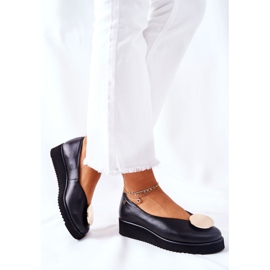 Balerina cipő a platformon Maciejka fekete 5315B-01 1 Balerina cipő a platformon Maciejka fekete 5315B-01 1