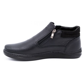 Polbut Fekete férfi téli csizma K29F 1