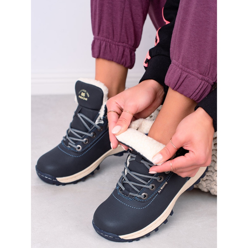 Ax Boxing Meleg túracipő sötétkék 1