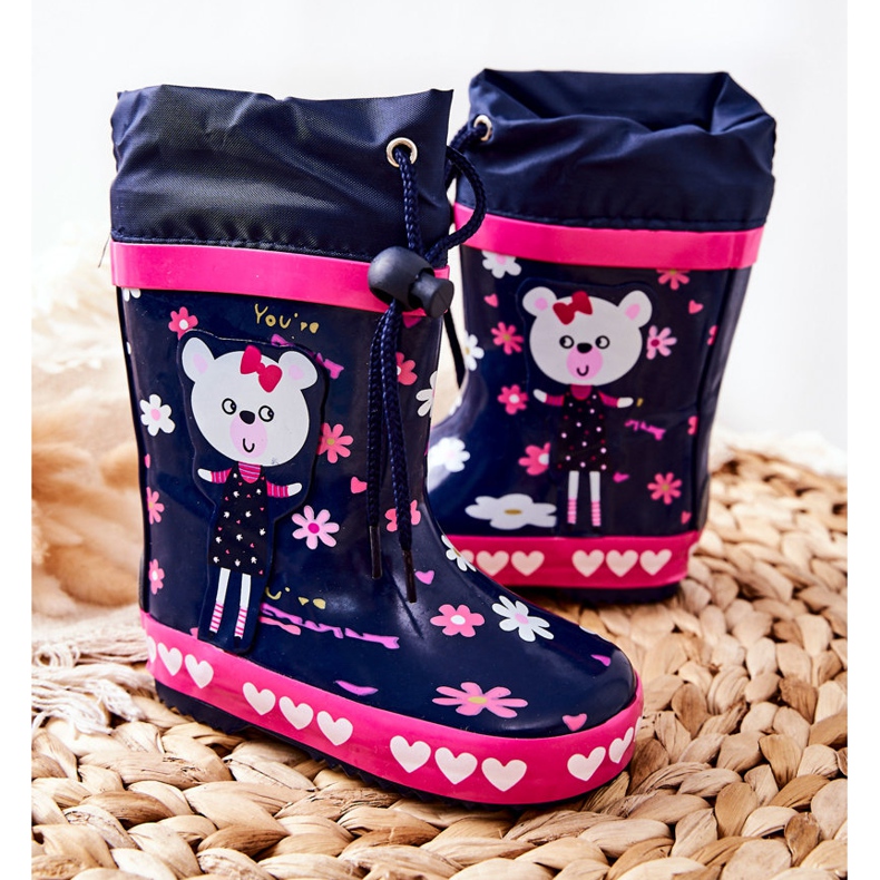 Gyermekgumi galushes Navy Blue Zinstina's Bear sötétkék 2