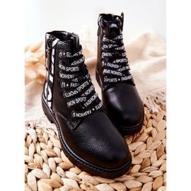 Vinceza Gyermekcsizma Munkások Fekete Pomeroy 1