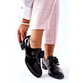 Lakkozott cipő Sergio Leone PB260 fekete 1