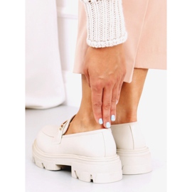 Cipők vastag talpon YY11 Bézs 1