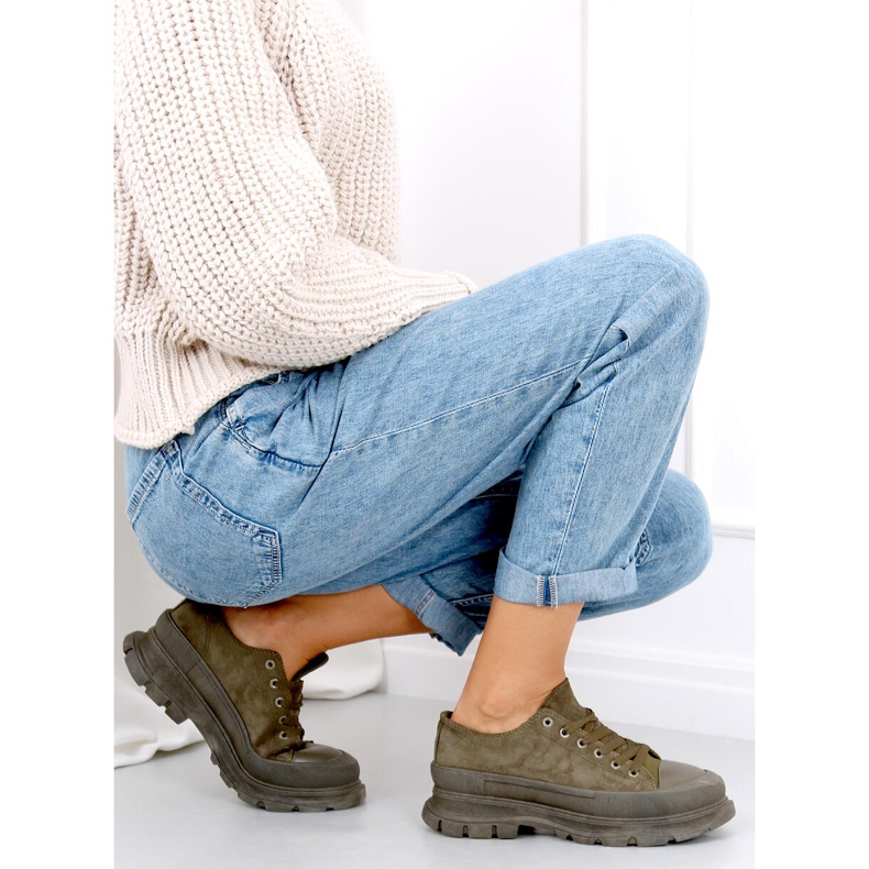 Lily Green magas talpú cipők zöld 1