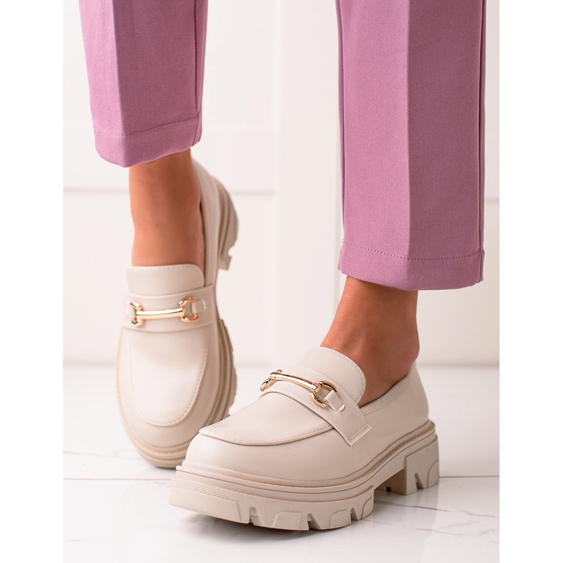 Diamantique Eco bőr cipők bézs 1