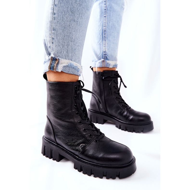 Bőr meleg dolgozók vese Big Star II274430 Fekete 1