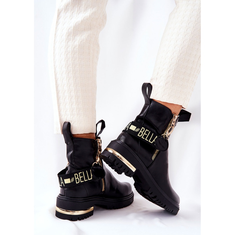 PM1 Klasszikus csizma fekete Lorie csíkkal 2