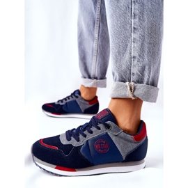 Sportcipő Big Star GG274A055 Navy-Red piros sötétkék szürke 1