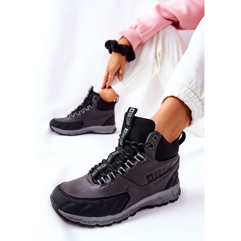 Trekking cipő Big Star II274454 Fekete 2