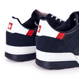 Férfi sportcipők Memory Foam Big Star Navy Blue II174083 kék 2