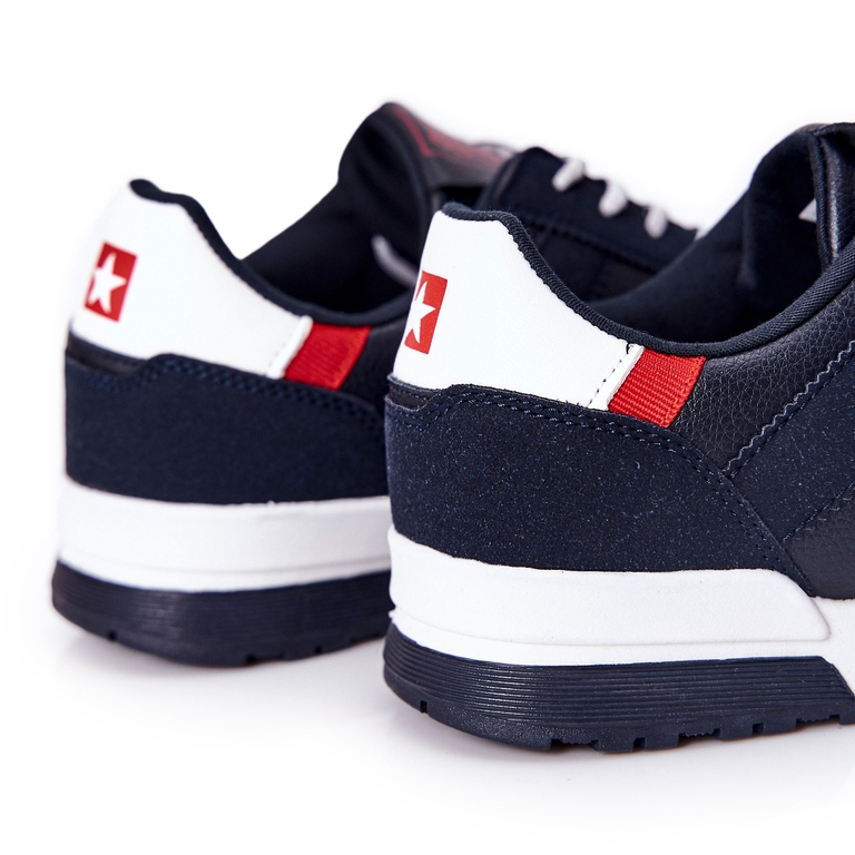 Férfi sportcipők Memory Foam Big Star Navy Blue II174083 kék 2