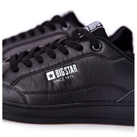 Memory Foam Big Star II174169 fekete bőr cipők 1