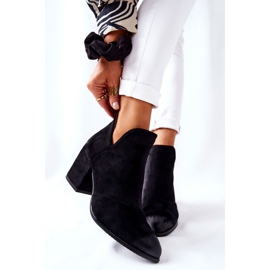 POTOCKI Klasszikus csizma fekete Veriane cipzárral 1