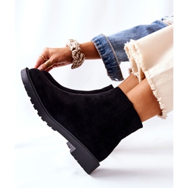 PH1 Fekete Laurette Chelsea csizma lapos sarkon 1