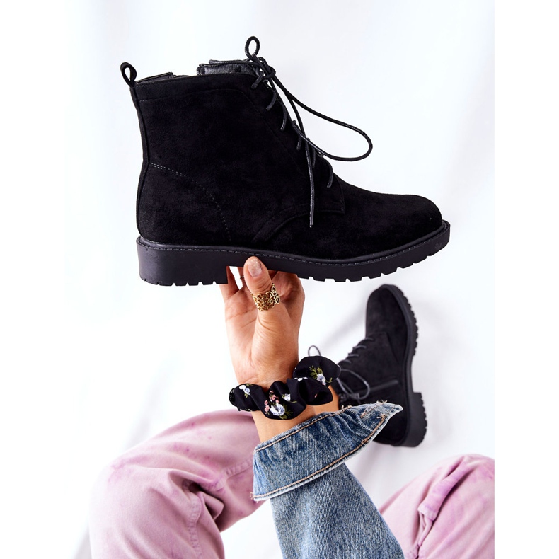 PH1 Klasszikus fekete Melome kötött csizma 1