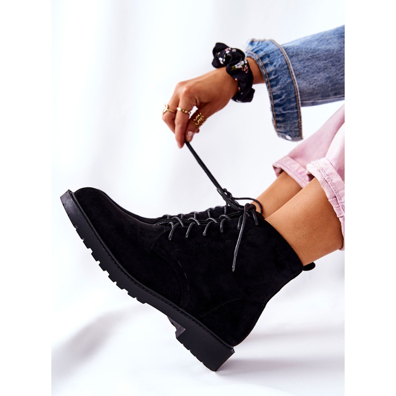 PH1 Klasszikus fekete Melome kötött csizma 2