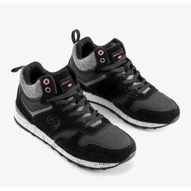 Férfi fekete cipők Cross Jeans Merle szürke 1