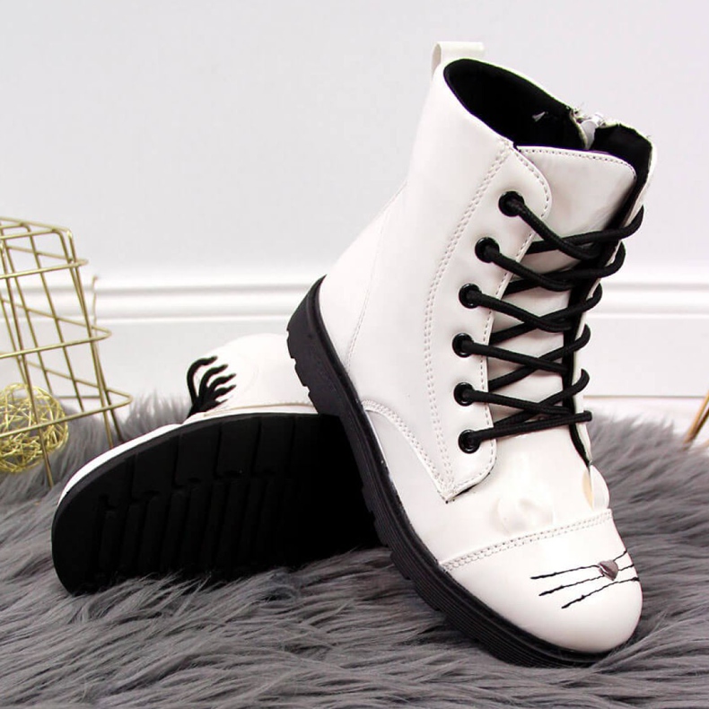 Fehér csizma lányoknak szigetelt Jr EVE319B 1