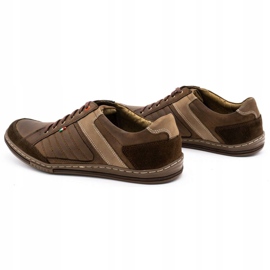 Olivier bőr férfi cipő 236GT barna 6