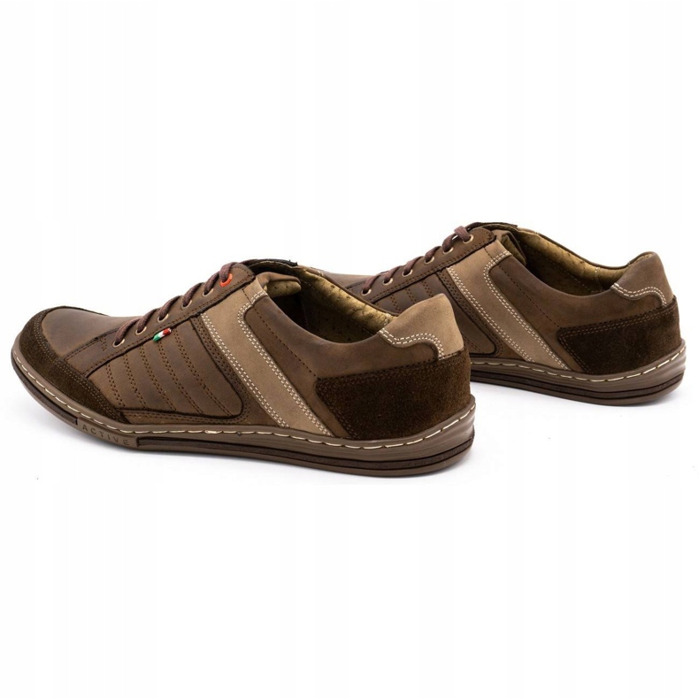 Olivier bőr férfi cipő 236GT barna 6