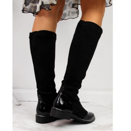 Fekete velúr szigetelt csizma Filippo W PAW289 2 Fekete velúr szigetelt csizma Filippo W PAW289 2