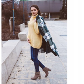 Olivier Női szigetelt csizma szürke lánccal 1