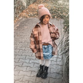 FR1 Gyermekcsizma Meleg fekete Hinea lánc 2