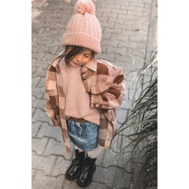 FR1 Gyermekcsizma Meleg fekete Hinea lánc 1