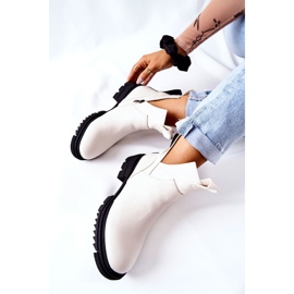 POTOCKI Fehér Corano csizma cipzárral 1