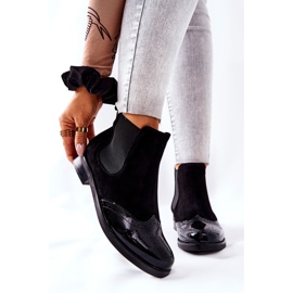 Bőr csizma Laura Messi Fekete 2096 1