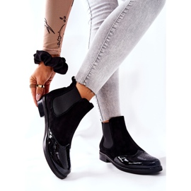 Bőr csizma Laura Messi Fekete 2096 2