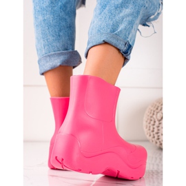 TRENDI Galosk a divatplatformon rózsaszín 1 TRENDI Galosk a divatplatformon rózsaszín 1