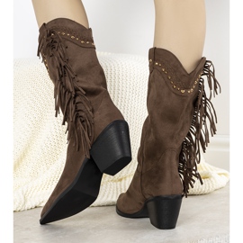 Loneflare barna velúr boho cowboy csizma 1