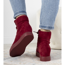 Carmona téli cipők bordó 1