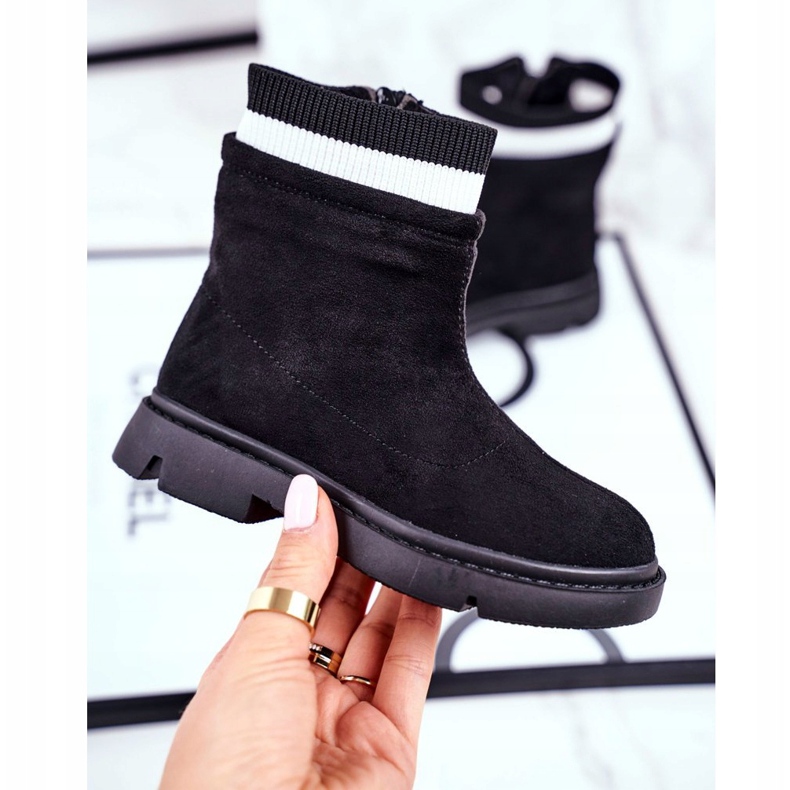 Apawwa Gyermek fekete meleg csizma Pinko 1