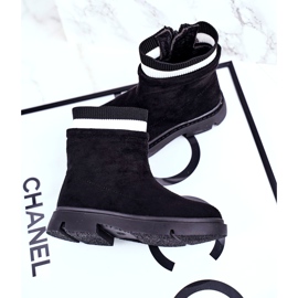 Apawwa Gyermek fekete meleg csizma Pinko 2