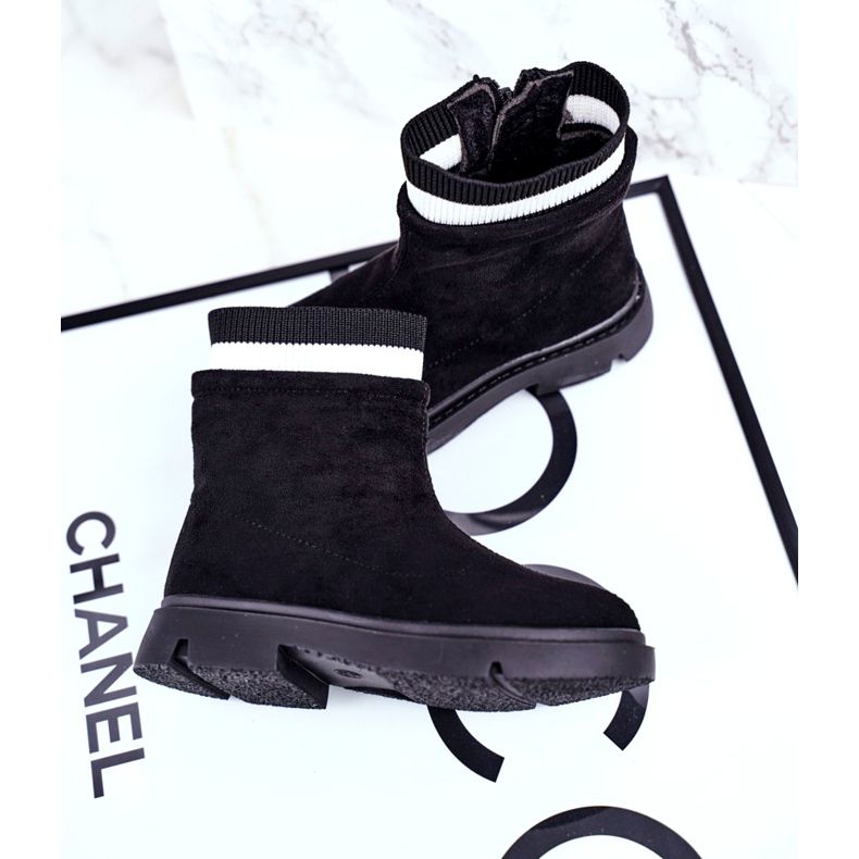 Apawwa Gyermek fekete meleg csizma Pinko 2