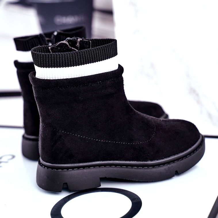 Apawwa Gyermek fekete meleg csizma Pinko 3